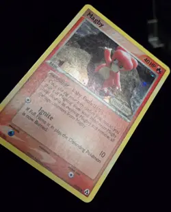 Pokemon TCG - MAGBY - 58/92 - STAMPED - REVERSE HOLO - EX LEGEND MAKER 2006 - MP - Image 3