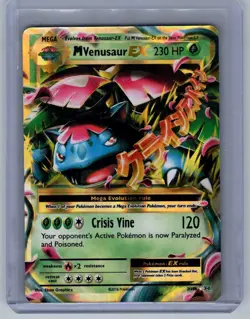 M Venusaur EX - Evolutions - Holo - EX Rare - 2/108 - Pokemon - NM - Image 2