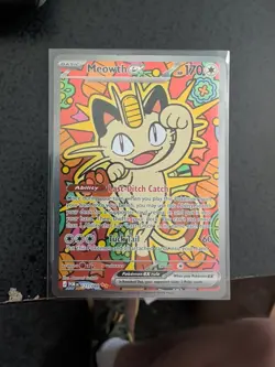 Meowth ex 121/088 ENGLISH Special Illustration Rare - Perfect Order SIR Pokemon - Image 1