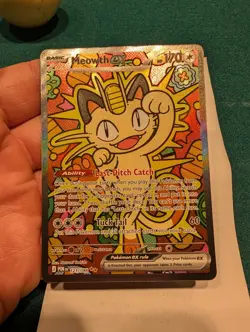 Meowth ex 121/088 ENGLISH Special Illustration Rare - Perfect Order SIR Pokemon - Image 2