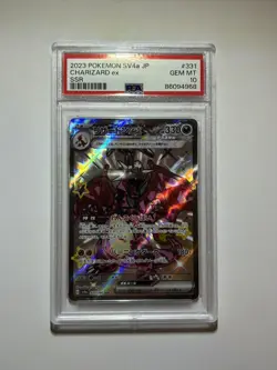 PSA 10 Charizard EX SSR 331/190 Pokemon Japanese Shiny Treasure EX SV4a - Image 1