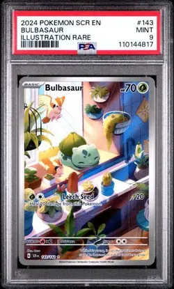 2024 Pokemon Bulbasaur #143 PSA 9 - Image 1