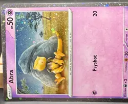 Abra 063/165 Cosmo Holo Promo Scarlet & Violet 151 Pokemon TCG - Image 2
