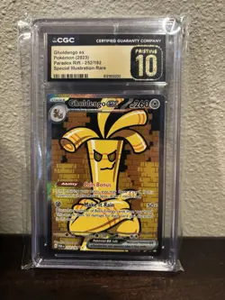 Pokemon Gholdengo ex CGC Pristine 10 Special Illustration Rare 252/182 - Image 1
