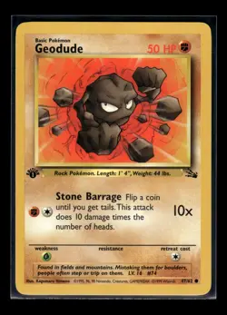 Pokemon TCG Pokemon Geodude Geodude Common Regular - Image 1