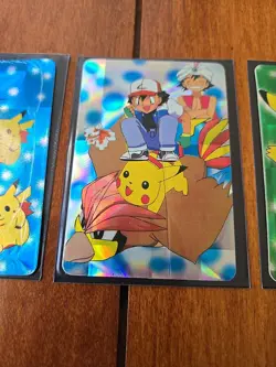 1999 Pokemon Pocket Monsters Prism Pokemon Japanese Anime Collection Pikachu Lot - Image 4