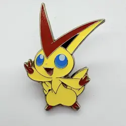 Pokemon Victini Official Collector's Metal Enamel Hat Lapel Pin 2016 - Image 1