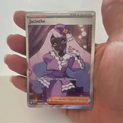 Pokemon Jacinthe 110/088 POR Ultra Rare Full Art Trainer-Supporter Holo English - Image 1