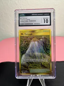 LOW POP! MT CORONET - SV89/SV94 Pokemon Hidden Fates: Gold Holo CGC 10 MINT - Image 3