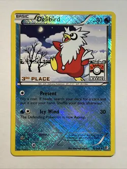 Delibird - 38/149 - Pokemon Boundaries Crossed League Promo 3rd Place LP - Image 1
