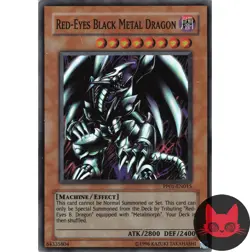 Yugioh Red-Eyes Black Metal Dragon PP01-EN015 Super Rare LP - Image 1