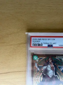 2025 ONE PIECE OP11 A FIST OF DIVINE SPEED - SHANKS SP ALT ART ST16-004 - PSA 9 - Image 2
