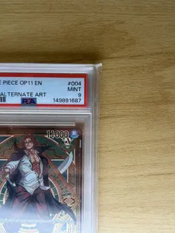 2025 ONE PIECE OP11 A FIST OF DIVINE SPEED - SHANKS SP ALT ART ST16-004 - PSA 9 - Image 3