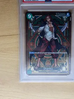 2025 ONE PIECE OP11 A FIST OF DIVINE SPEED - SHANKS SP ALT ART ST16-004 - PSA 9 - Image 4