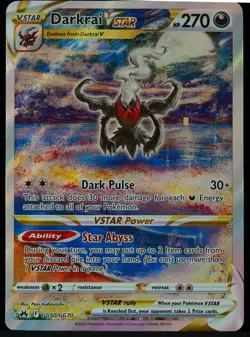 Darkrai VSTAR #GG50/GG70 Crown Zenith NM/M Pokemon Card - Image 1