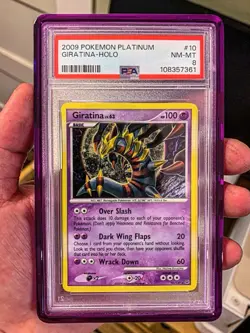 PSA 8 Giratina Holo Rare Platinum D&P 2009 Pokemon Card #10 - Image 1