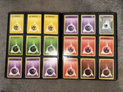 Pokemon Base Set Shadowless 1st Edition Energy Cards Lot of 18 - Image 1