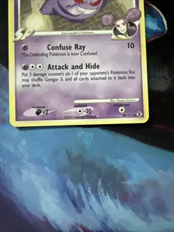 Pokemon Gengar GL Rising Rivals 40/111 2009 Uncommon Basic SP Psychic Card NM - Image 3