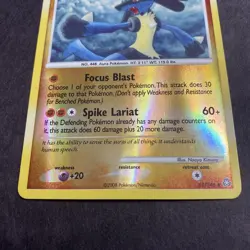 Pokemon Legends Awakened Lucario Card 61/146 Uncommon Reverse Holo LP - Image 3