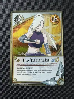 Naruto CCG Ino Yamanaka 1st Edition Foil Card Set Near Mint - Image 2