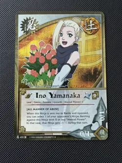 Naruto CCG Ino Yamanaka 1st Edition Foil Card Set Near Mint - Image 4