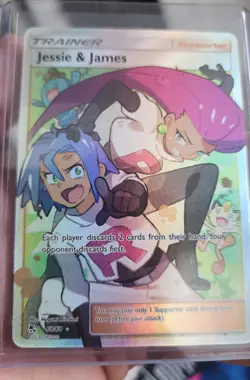 Pokemon 2019 Hidden Fates Jessie James Full Art Holo Card 68/68 - Image 3