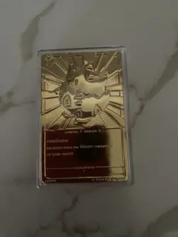 1999 TOPEKI Pokemon 23k Gold Plated Trading Card Burger King Limited Edition - Image 4