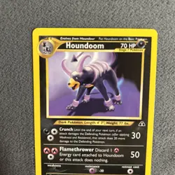 Pokemon TCG Houndoom Neo Discovery Card 23/75 Unlimited Non Holo Card NM/Mint - Image 2