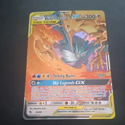 Pokemon Moltres Zapdos Articuno GX TCG Holo Card 44/68 Tag Team 🔥🔥🔥 - Image 2
