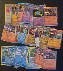 Huge Pokemon Card Lot 185 Cards V, Holo, Reverse Holo + Rare – Mixed Modern TCG - Image 1