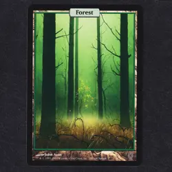 MTG Forest 140/140 Full Art Unhinged Magic The Gathering NM English Near Mint - Image 1