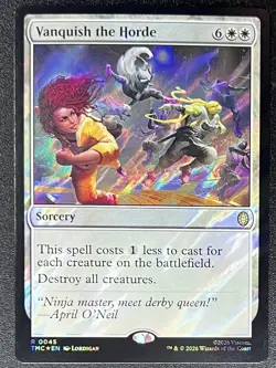 Vanquish The Horde 0045 Surge Foil MTG: Teenage Mutant Ninja Turtles NM - Image 1