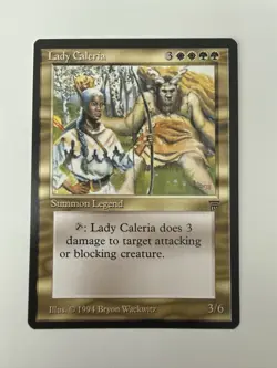 Magic: The Gathering - MTG - Lady Caleria - Legends - Rare - White/Green - M/NM - Image 1