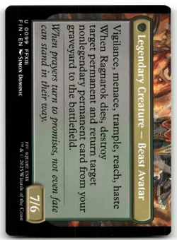 Fang, Fearless l'Cie #99 (NM) Final Fantasy FIN Magic MTG - Image 2