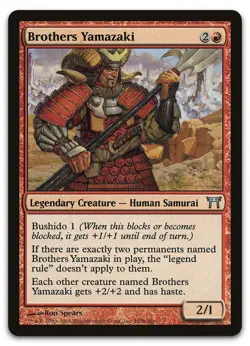 Brothers Yamazaki (160b Pike) #160b (NM) Champions of Kamigawa CHK Magic MTG - Image 1