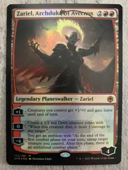 MTG Zariel, Archduke of Avernus FOIL Adventures in the Forgotten Realms - Image 1