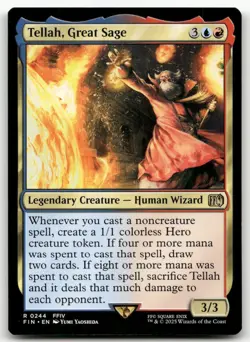 Tellah, Great Sage #244 (NM) Final Fantasy FIN Magic MTG - Image 1