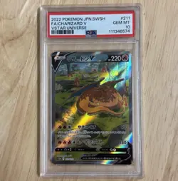 PSA 10 | Charizard V 211/172, VSTAR Universe, Full Art Japanese Pokemon TCG Card - Image 2