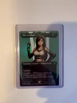 MTG Borderless Foil Singles Final Fantasy Tifa Lockhart R 0391 Mint Condition - Image 1