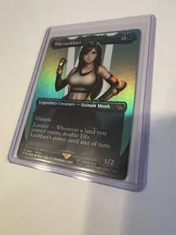 MTG Borderless Foil Singles Final Fantasy Tifa Lockhart R 0391 Mint Condition - Image 2