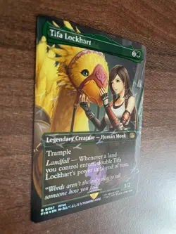 Tifa Lockhart Chocobo Racetrack Foil - MTG Final Fantasy Borderless Mythic Rare - Image 2