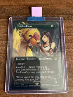 Tifa Lockhart Chocobo Racetrack Foil - MTG Final Fantasy Borderless Mythic Rare - Image 5