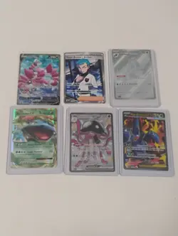 Pokemon Illustration Rare-Toedscruel-Mega Heracross-Drapion Full Art Holo Cards - Image 1
