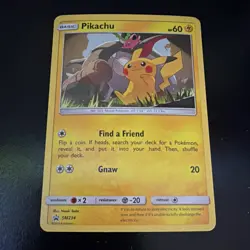 Pokemon Pikachu SM234 SM Promo Basic Holo Card TCG 2019 - Image 1