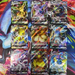 Pokemon S-Chinese Eevee Heroes CS4aC 8 Cards VMAX RRR Espeon Umbreon Glaceon USA - Image 1