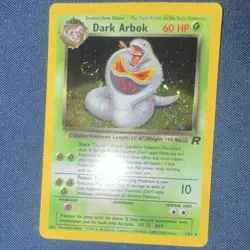 Pokemon Dark Arbok Team Rocket Holo Rare 2/82 60 HP English Unlimited Card - Image 1