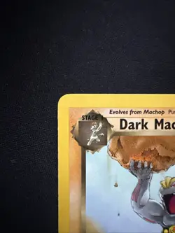 Dark Machoke 40/82 Team Rocket 1st Edition WOTC Pokemon Card LP - Image 2