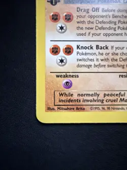 Dark Machoke 40/82 Team Rocket 1st Edition WOTC Pokemon Card LP - Image 5