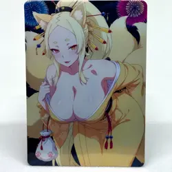 High School DxD Yasaka Goddess Anime Waifu ACG Foil Card - Image 1
