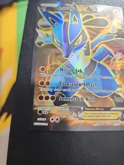 Lucario EX (107 Full Art) 107/111 - XY-Furious Fists - Holo - Pokemon Card LP - Image 3